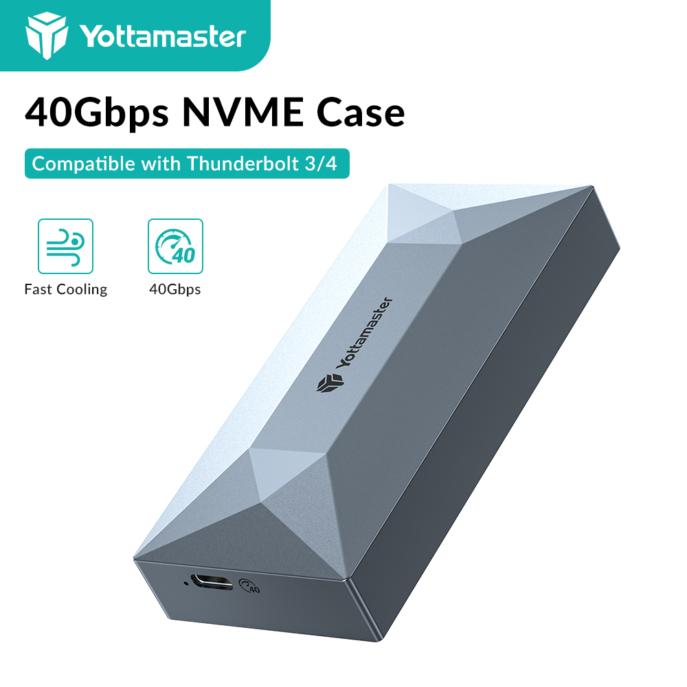 Thunderbolt 4 External Ssd 4Tb - Caja Externa para Disco Duro NVMe