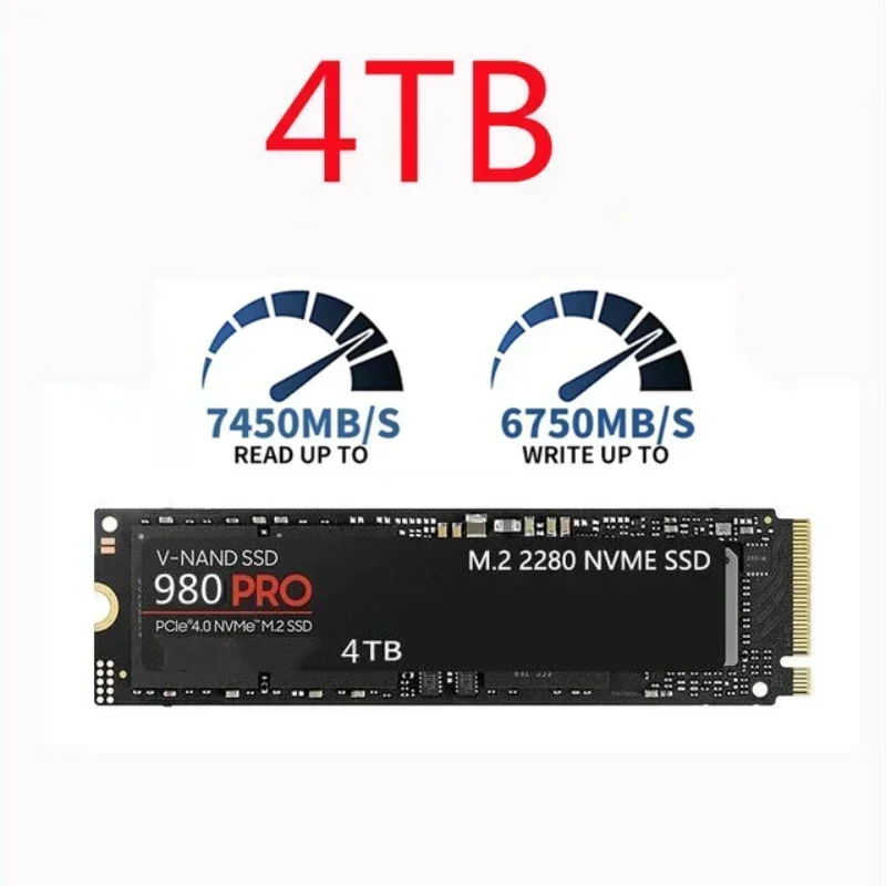 Pcie 4.0 4Tb 2280 Ssd 7450Mbps - Unidad de Almacenamiento de Estado Sólido