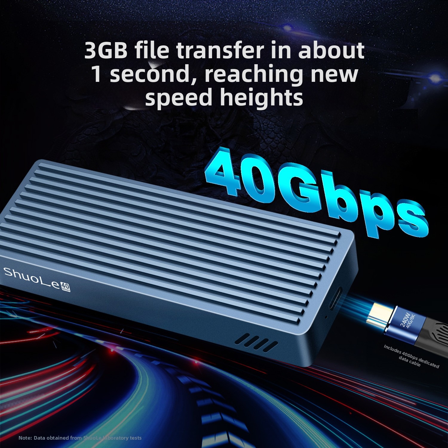 Caja SSD USB 4,0 M.2 NVMe de 4 - Usb4 40Gbps External Ssd 8Tb reseña y precio