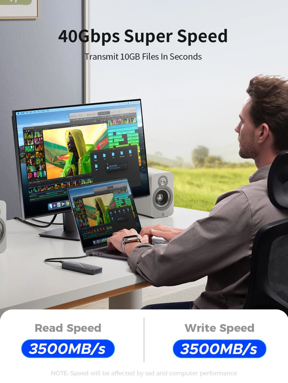 ORICO-carcasa externa de alumi - 8Tb M2 Nvme Ssd reseña y precio