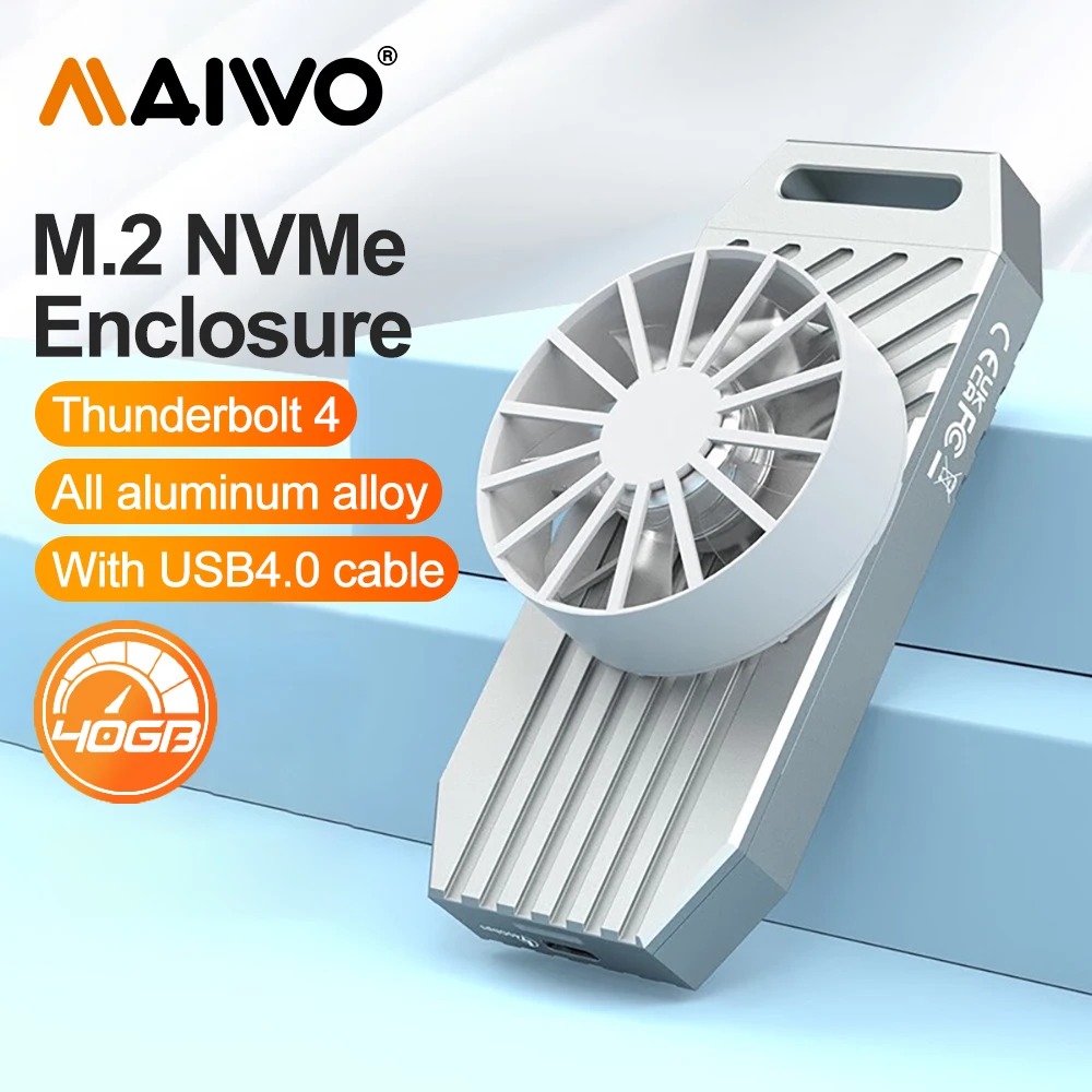 MAIWO-carcasa de SSD M.2, carc - Usb4 40Gbps External Ssd 8Tb reseña y precio