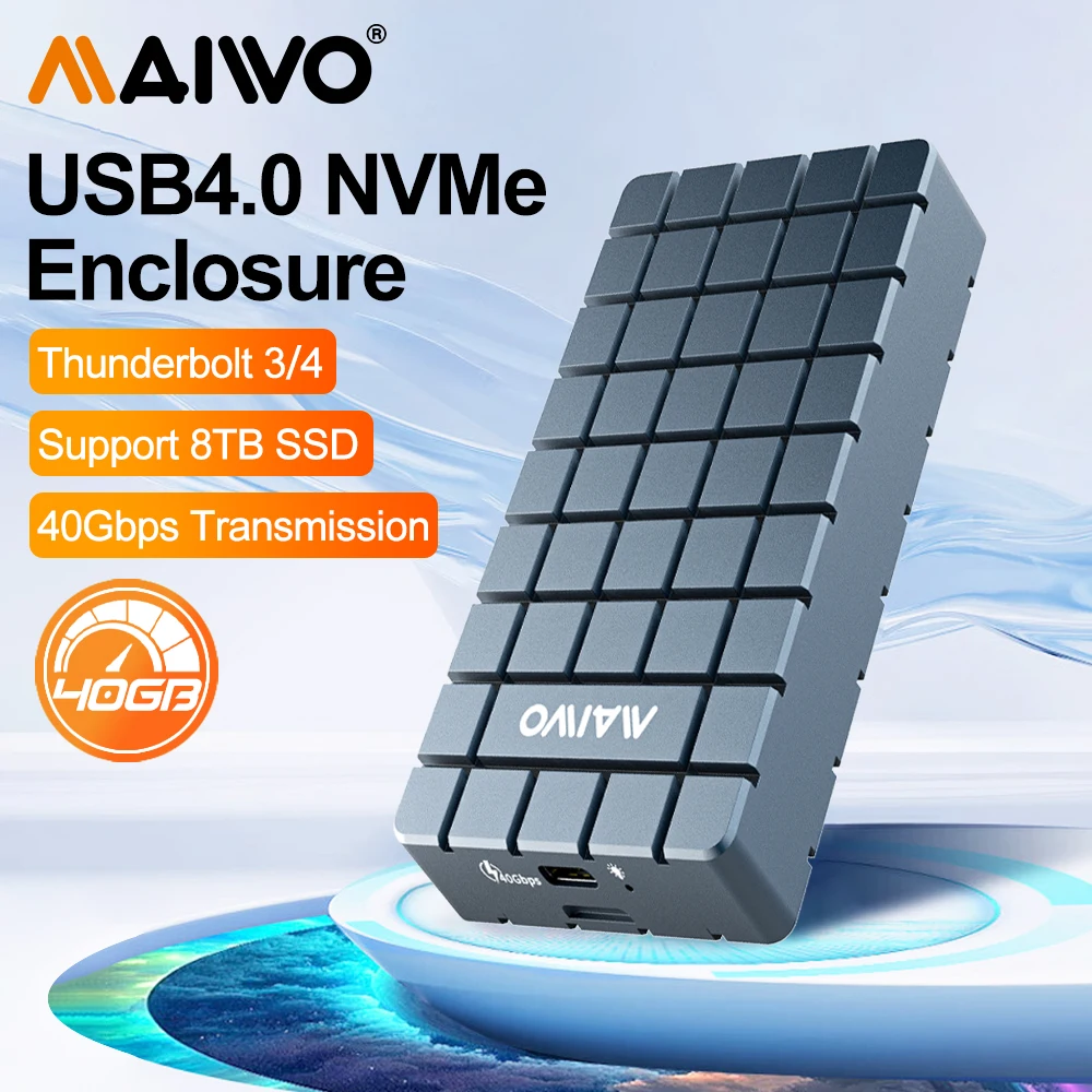 MAIWO-carcasa de aluminio para - Usb4 40Gbps External Ssd 8Tb reseña y precio