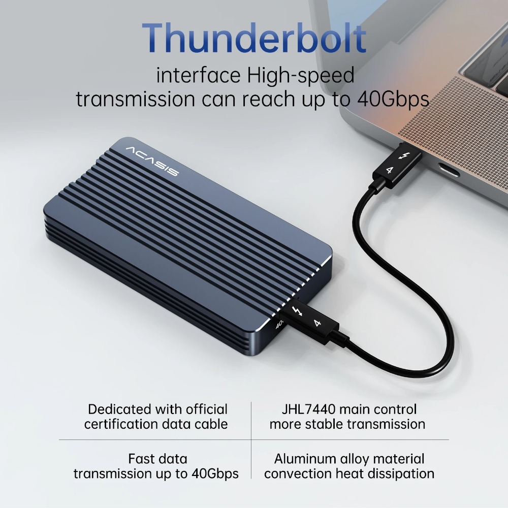 Caja Acasis para SSD NVME M.2  - 8Tb M2 Nvme Ssd reseña y precio