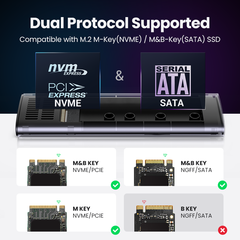 Ugreen-Estuche de adaptador pa - 8Tb M2 Nvme Ssd reseña y precio