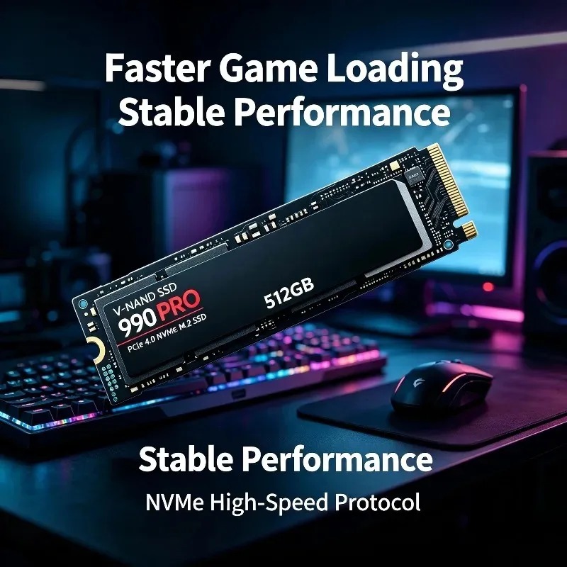 SSD Original 990 PRO – 512GB/1 - Pcie 4.0 4Tb 2280 Ssd 7450Mbps reseña y precio